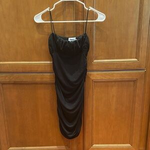 Princess Polly Black Spaghetti Strap Slip Dress